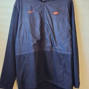 Nike Oklahoma State Cowboys On-Field Dri-FIT Full-Zip Athletic Jacket